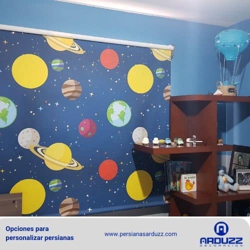 IMPRESIÓN DE PERSIANA CON DISEÑO INFANTIL
