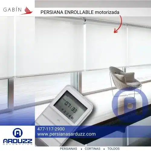 persianas enrollables motorizadas
