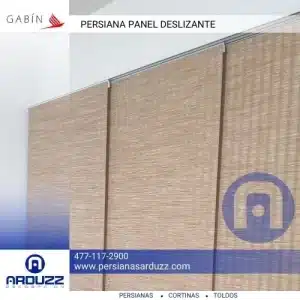 persianas panel deslizante